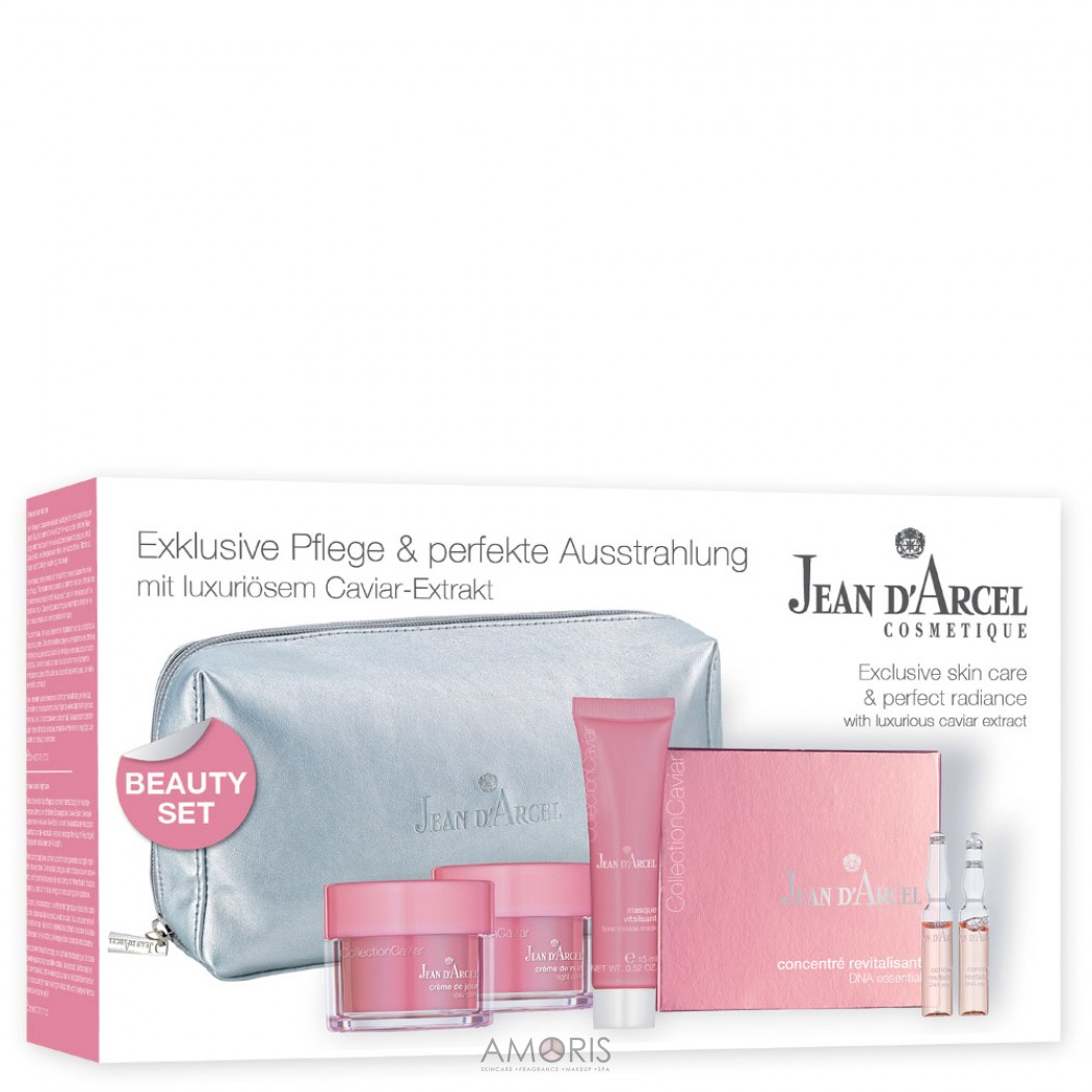 Набор Кавиар (Восстанавливающий дневной крем - 20мл; восстанавливающий ночной крем - 20мл; восстанавливающая маска - 15 мл; восстанавливающий концентрат - 2 шт по 2 мл)